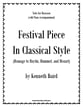 Festival Piece in Classical Style for Bassoon and Piano P.O.D cover